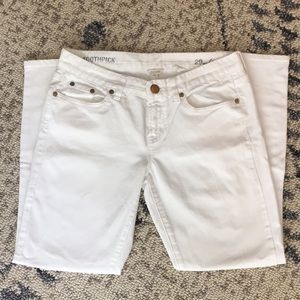 J. Crew Toothpick white jean